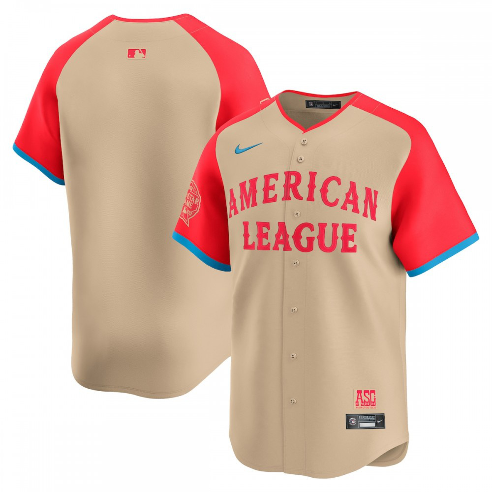 American League 2024 MLB All-Star Game Limited Jersey - Cream-Pro Kit Vault | Brand New 26/27 Sports Jerseys
